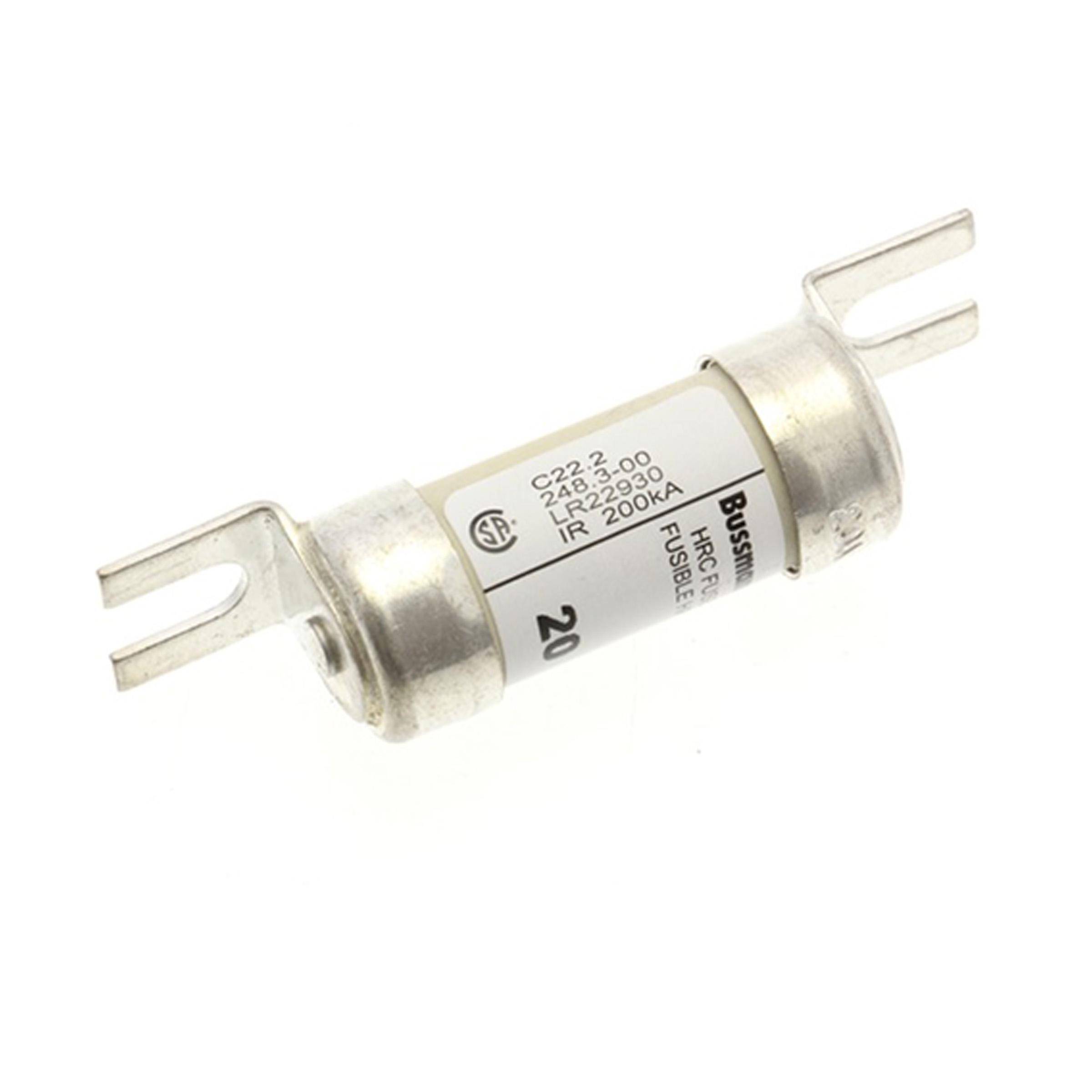 Bussmann 10CIF21 CIF21 HRCI-CA Canadian Industrial Non-Indicating Fuse, 10 A, 600 VAC/250 VDC, 200 kA Interrupt, Cartridge Body