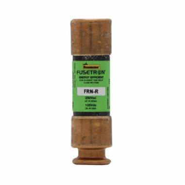 Bussmann Fusetron™ FRN-R-6-1/4 Current Limiting Time Delay Fuse, 6.25 A, 250 VAC/125 VDC, 20/200 kA Interrupt, RK5 Class, Cylindrical Body