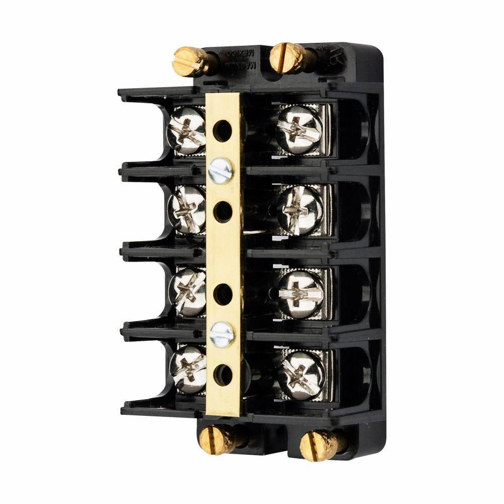 Bussmann KUXSC4-BP Short Block Shorting Strap and Screw Terminal Block ...
