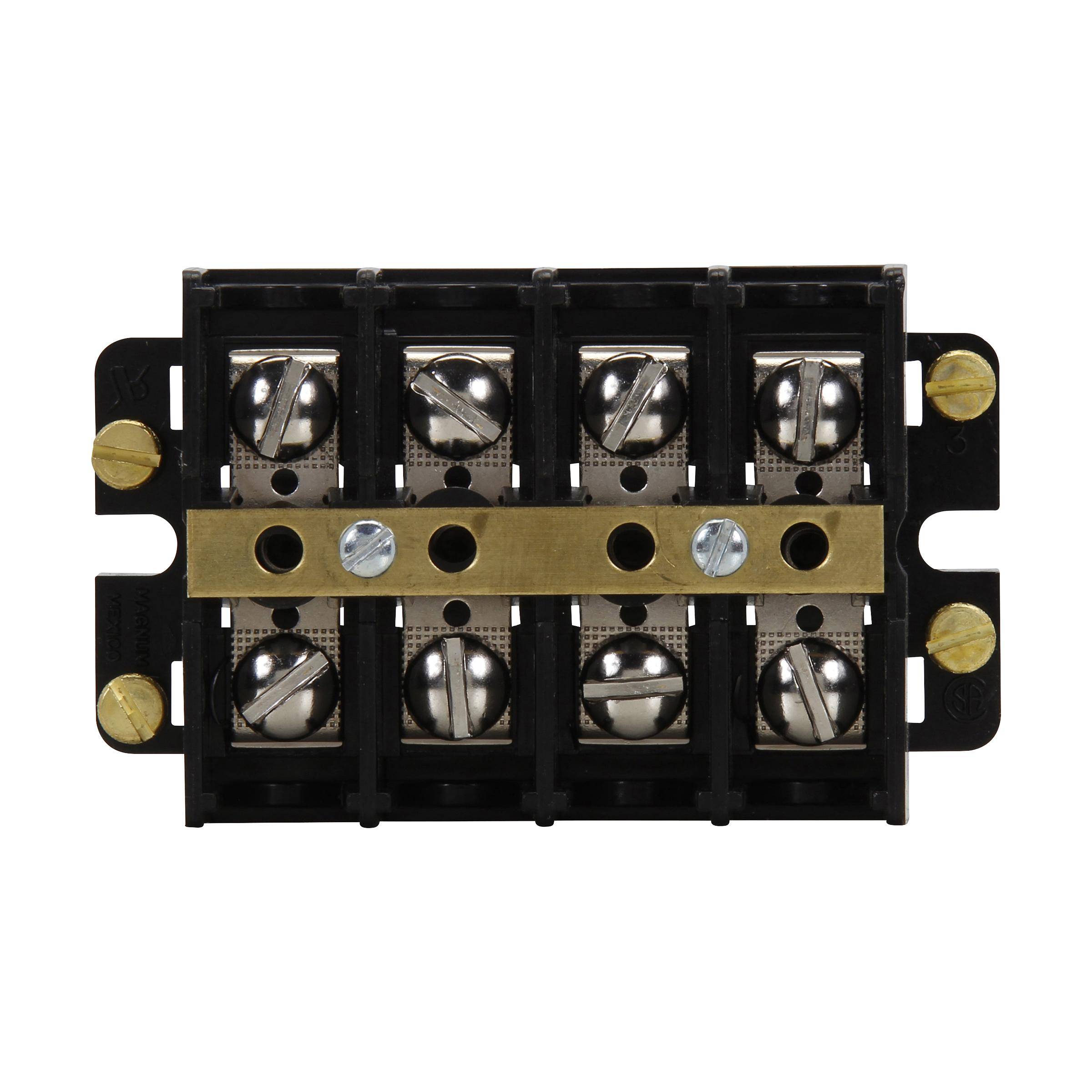 Bussmann KUXSC8-WWC Short Block Shorting Strap and Screw Terminal Block ...