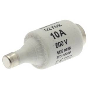 Edison 10D16 D Series Type D Low Voltage Time Delay Diazed Fuse, 10 A, 500 VAC, 100 kA Interrupt, Class: gL, Cylindrical Body