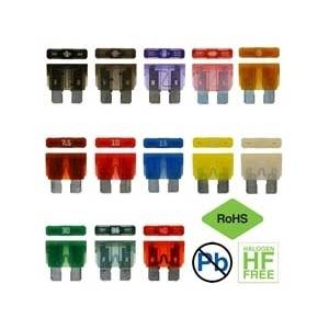 Bussmann ATC-7-1/2 Standard Fast Acting Fuse, 7.5 A, 32 VDC, 1 kA Interrupt