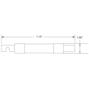 Bussmann Fusetron™ FRN-R-200 Current Limiting Time Delay Fuse, 200 A, 250 VAC/125 VDC, 20/200 kA Interrupt, RK5 Class, Cartridge Body