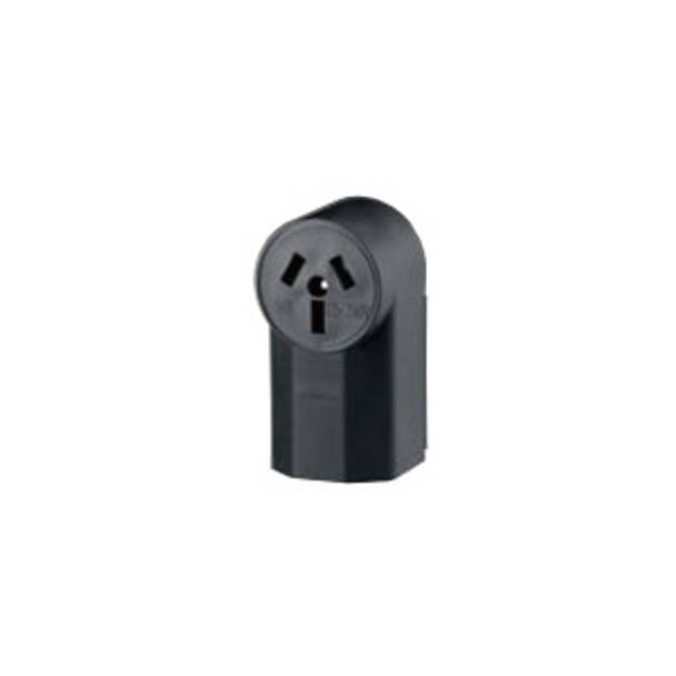 EATON Arrow Hart™ Eaton Wiring Devices 112 Duplex Tamper/Weather-Resistant Straight Blade Receptacle, 125/250 VAC, 50 A, 3 Poles, 3 Wires, Black