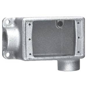 EATON Crouse-Hinds Condulet® FSL2 2-Entry Shallow Device Box With ...