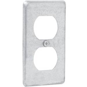 Crouse-Hinds Thepitt® TP616 Utility Box Cover, 4 in L x 2-1/8 in W, Steel