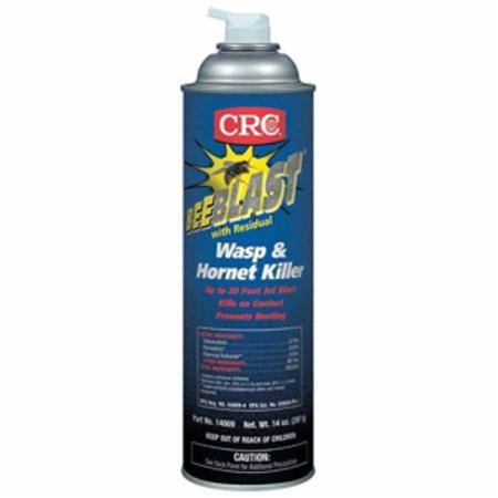 20 oz, CRC Industries 14009 Bee Blast® Wasp and Hornet Killer, Aerosol