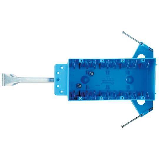 Carlon® B455AH New Work Outlet Box, PVC, 60 cu-in Capacity, 4 Gangs