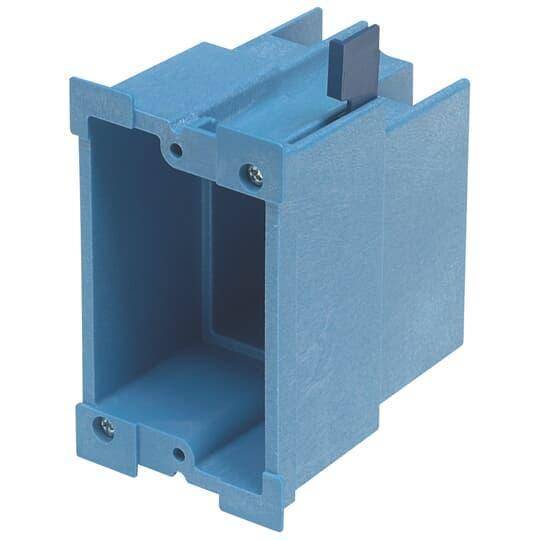 Carlon® BH118R Non-Metallic Old Work Outlet Box, PVC, 18 cu-in Capacity, 1 Gangs
