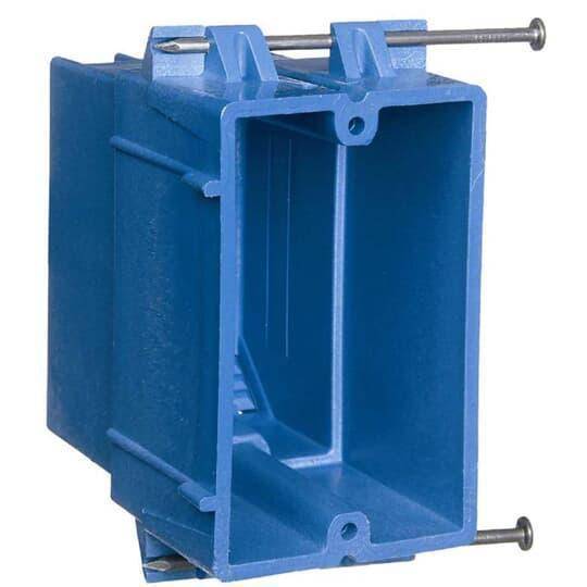 Carlon® BH122A-UPC New Work Non-Metallic Outlet Box, PVC, 22 cu-in Capacity, 1 Gangs