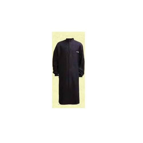 Cementex CLCT40-XL Feature Series Long Coat, XL, Navy, Cotton, 45 in Chest, ASTM F1506/F1959/F1959M-99