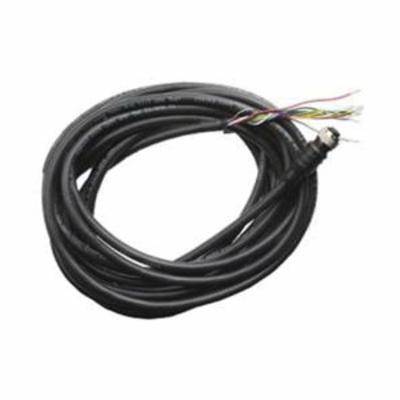 Cognex CCB-PWRIO-05 Power and I/O Cable, 24 VDC, >2 Million Operating Cycle, For Use With In-Sight 2000 Series Vision Sensor and In-Sight 7000 Series Vision System, PVC, Black
