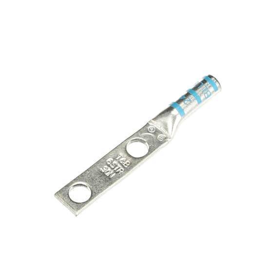 Color-Keyed® 256-30695-1014 2-Hole Non-Insulated Compression Lug, 6 AWG ...