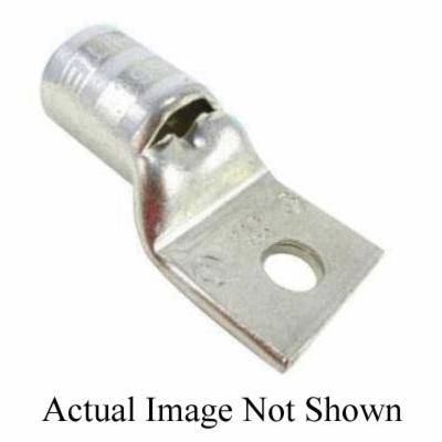 Color-Keyed® 54170UBSP 54100 1-Hole Compression Lug, 4/0 AWG Copper Conductor, Die Code: 54, 1/2 in Stud, Copper