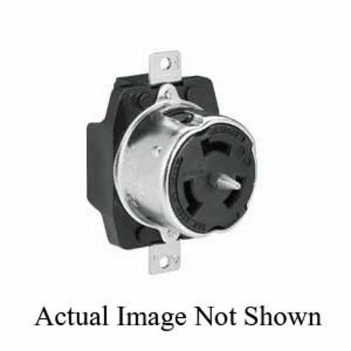EATON CS6369 Single Locking Receptacle, 125/250 VAC, 50 A, 3 Poles, 4