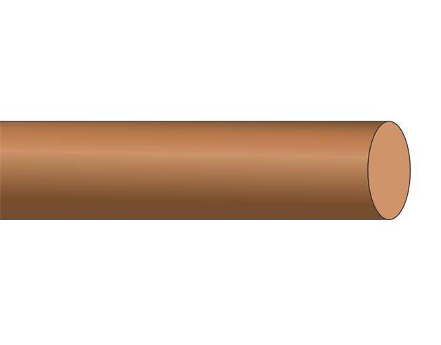 Cut to Order - 4 AWG 1-Conductor Solid Soft Drawn Copper Bare Wire- Non-Returnable
