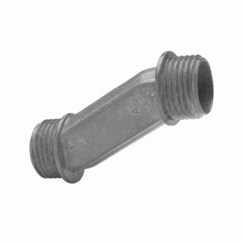 EATON Crouse-Hinds 51 Non-Insulated Threaded NPSM Conduit Bushed Nipple, 3/4 in, For Use With Rigid/IMC Conduit, Malleable Iron