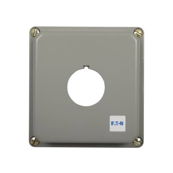 EATON 10250TF12 10250T 2-Element Heavy Duty Watertight/Oiltight In-Line Deep Cover, 6.2 in L x 5.3 in W x 4.1 in D, For Use With Pushbutton and Indicating Light, Die Cast Zinc