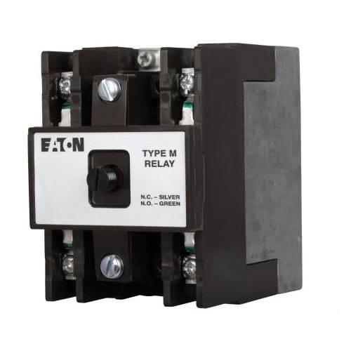 EATON D26MR402A Type M Convertible Multi-Pole AC Control Relay, 10 A, 4NO Contact, 110/120 VAC V Coil