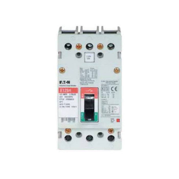 EATON EGE3025FFG Type EGE Molded Case Circuit Breaker, 600Y/347 VAC, 25 A, 18/25/35 kA Interrupt, 3 Poles, Fixed Thermal/Fixed Magnetic Trip
