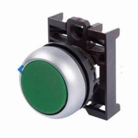 EATON RMQ-Titan® M22-DR-G Modular Non-Illuminated Pushbutton Operator, 22.5 mm, 2 Positions, Green