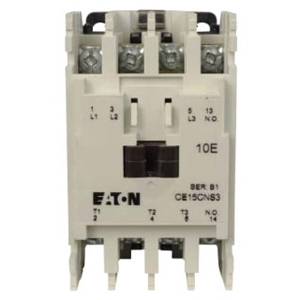 EATON CE15AN2CB Freedom A-Frame Non-Reversing IEC Contactor With Steel Mounting Plate, 480 to 480 VAC at 50/60 Hz V Coil, 7 A, 2 Poles