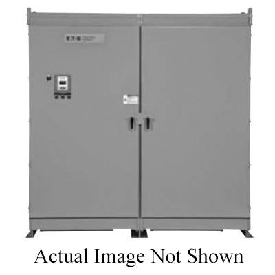 EATON 1000TPCSR431 AUTOVAR 600 2-Door 3-Phase Low Voltage Round Standard Duty Tray Design Unfiltered Switched Capacitor Bank, 1000 kVA Power Rating, 480 VAC, 1200 A, 12 ga Steel