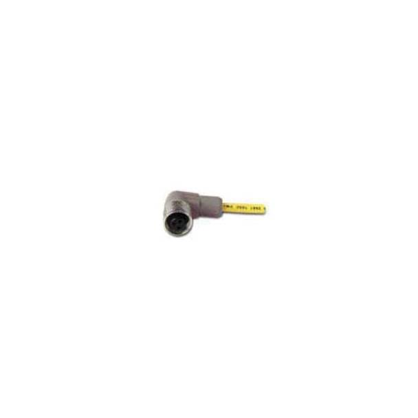 EATON CSAR3F3CY2210 Global Plus 3-Wire Standard Single End Cable Connector, 1/2-20 UNF-2B 4-Pin Micro-Style Female Connector, 10 m L Cable, 3 Poles, Dual Keyway