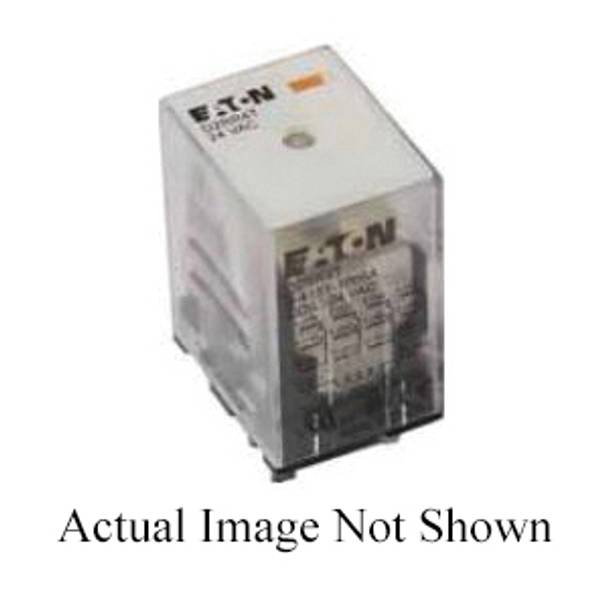 EATON D2RF2A Ice Cube Fixed Contact Full Featured General Purpose Relay, 10 A, DPDT Contact, 120 VAC V Coil