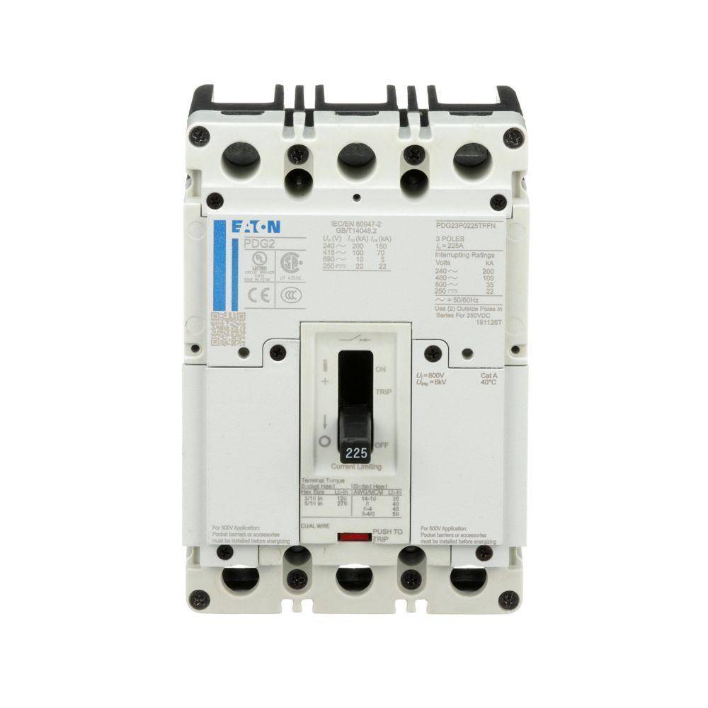 EATON PDG23P0015TFFL PDG2 Globally Rated Molded Case Circuit Breaker ...