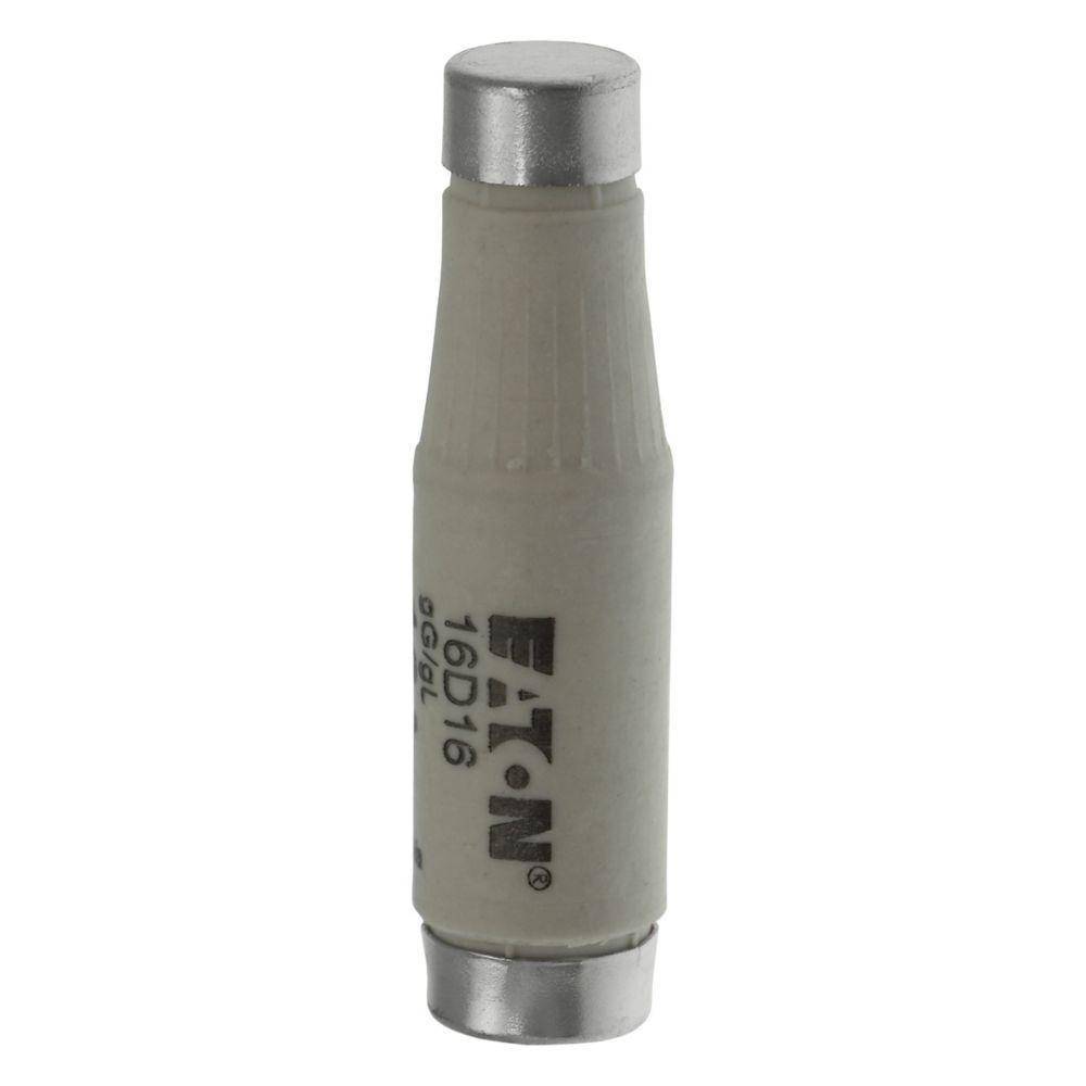 Edison 10D16Q Diazed Fast-Acting Fuse, 10 A, 500 VAC, 50 kA Interrupt, Class: gG