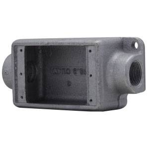 EATON Crouse-Hinds Condulet® FSC1 2-Outlet Shallow Device Box With ...