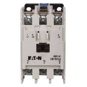 EATON CE15ENS3AB Freedom Non-Reversing IEC Contactor, 110/120 VAC V Coil, 25 A, 1NO Contact, 3 Poles