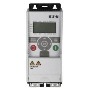 EATON MMX34AA4D3N0-0 M-Max™ 3-Phase Adjustable Sensorless Vector AC Variable Frequency Drive, 480 VAC, 4.3 A, 2 hp, 9 in W x 5 in D