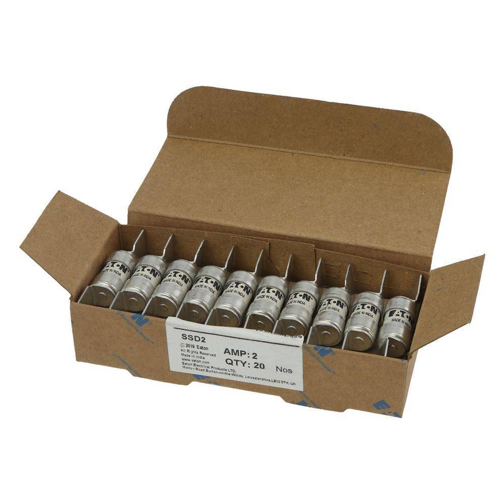 Bussmann SSD2 Specialty Fuse, 2 A, 240 VAC