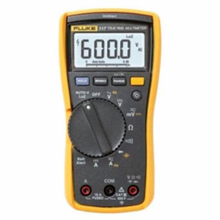 600 mV to 6/60/600 VAC/VDC, Fluke Corporation FLUKE-117 Digital Multimeter