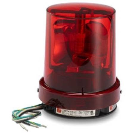 120 VAC, Federal Signal Corporation 121SLED120R Vitalite® LED Warning Light, Red