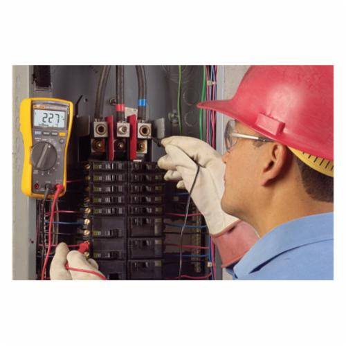 Fluke® VoltAlert™ FLUKE-117 Digital Multimeter, 600 VDC/VAC, 10 A, 40 MOhm Measuring, 600 VAC/VDC, 10 A, 0.1 Ohm to 40 MOhm, Digital Display