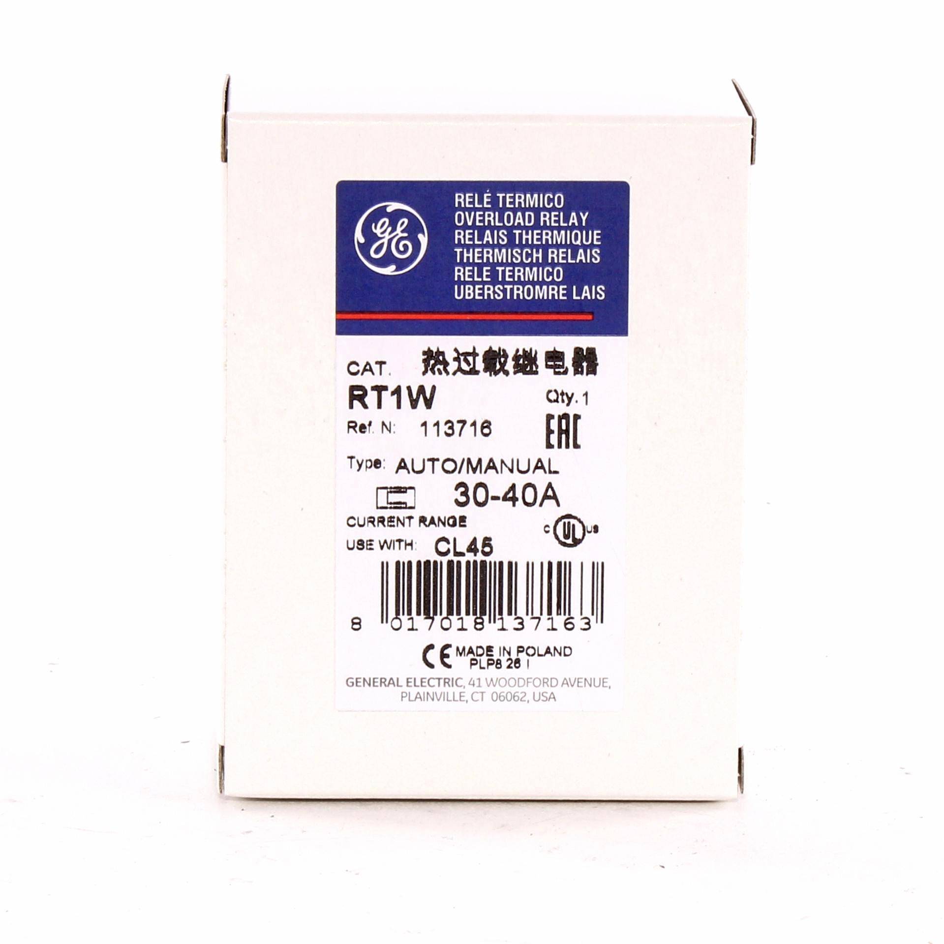 Relais Thermique De Surcharge General Electric RT1J - Neuf