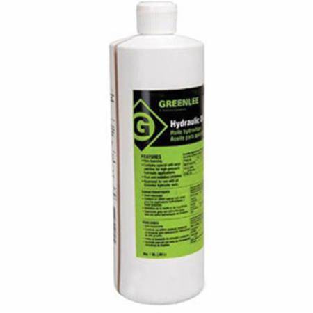 1 Quart, Greenlee Textron Inc. 4017GB Hydraulic Oil