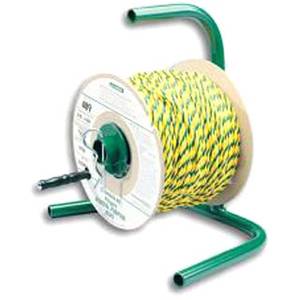 3/8" x 600', Greenlee Textron Inc. 418 General Purpose Rope, Bright Yellow with Green Tracer