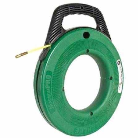 3/16" x 100', Greenlee Textron Inc. FTN536-100 MagnumPRO™ Fish Tape and Reel/Winder, 250 Lb Capacity