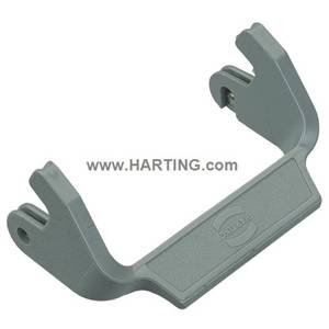91 MM, Harting Technology Group 09-00-000-5225 Han® 16 A Industrial Connector Locking Lever, Dust Gray, Single