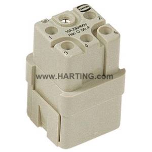 HARTING® 09 12 005 3101 Han® Q Terminal Insert, 5 Positions