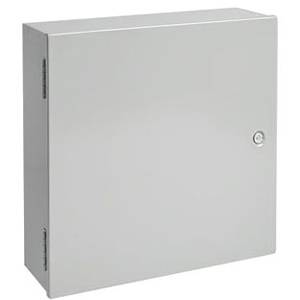 36 x 30 x 6.62, Hoffman A36N30ALP Hinged Cover Enclosure, NEMA 1/IP30, Steel, 1-Door, Butt Hinged
