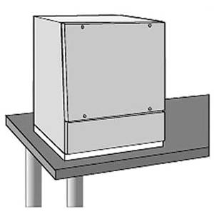 600 MM x 600 MM Frame, Hoffman PB166 PROLINE™ Enclosure Solid Base