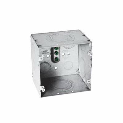 Hubbell® HBL260 Large Capacity Square Wall Box, Steel, 66.7