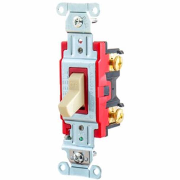 120/277 VAC 20 A, Hubbell Incorporated 1221I Hubbell-PRO™ Toggle Switch, Ivory