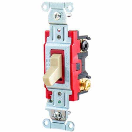 120/277 VAC 20 A, Hubbell Incorporated 1223I Hubbell-PRO™ Toggle Switch, Ivory