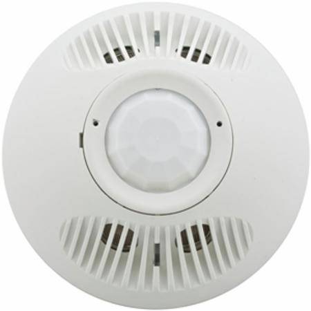 24 VDC, 2000 Sq Ft, Hubbell Incorporated ATD2000C H-MOSS® Low Voltage Passive Infrared Sensor, 360D, Office White,